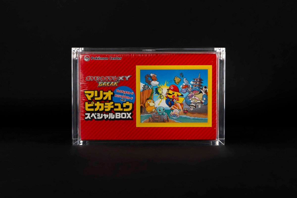 KAITO Acryl Case – Pokémon Pikachu Special Box Mario – Japans - TYRA TCG