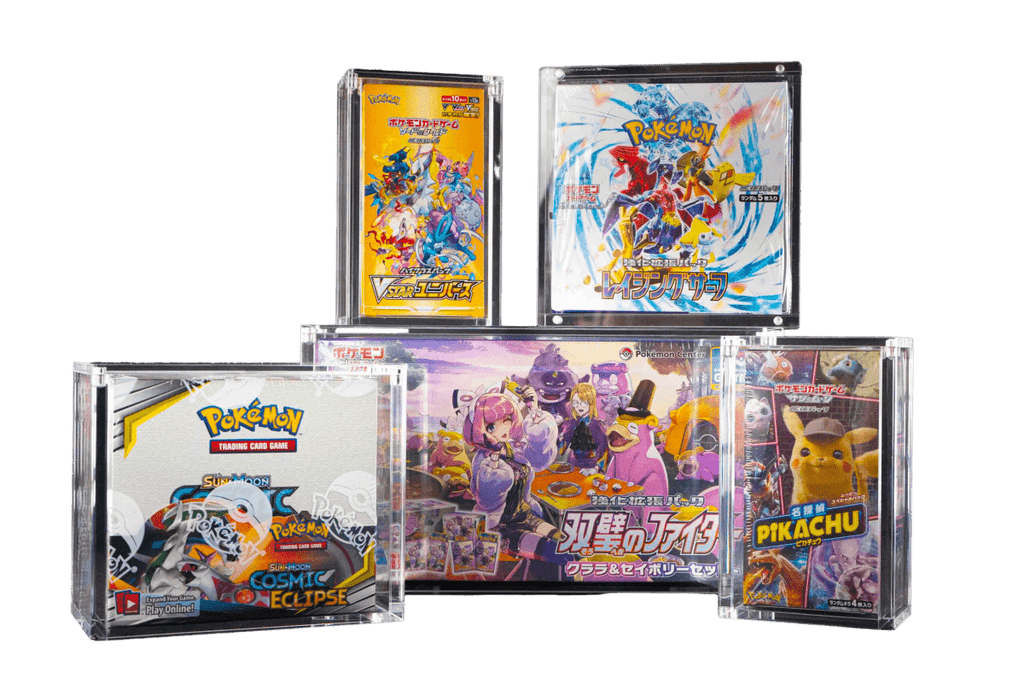 KAITO Acryl Case – Pokémon Booster Box (BB) – Japans (Klein) - TYRA TCG