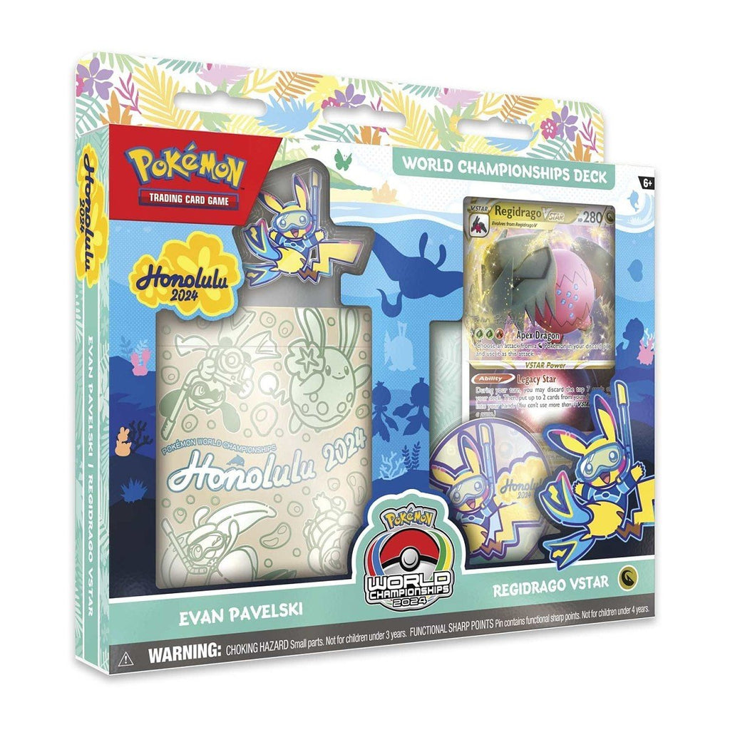 Pokémon – 2024 Pokémon World Championships Deck (Evan Pavelski, Regidrago VSTAR) - TYRA TCG
