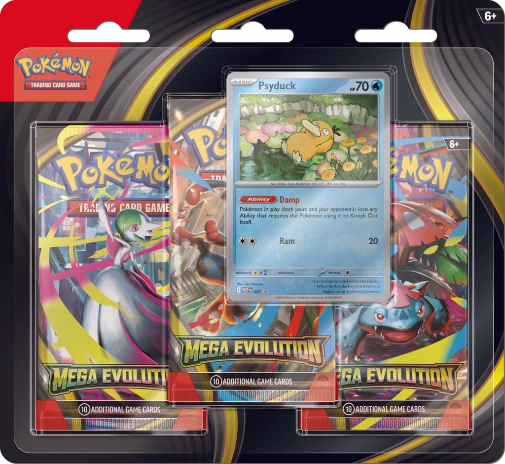 Pokémon Mega Evolution – MEG01 Base – 3 Pack Blister (Random Art) - TYRA TCG