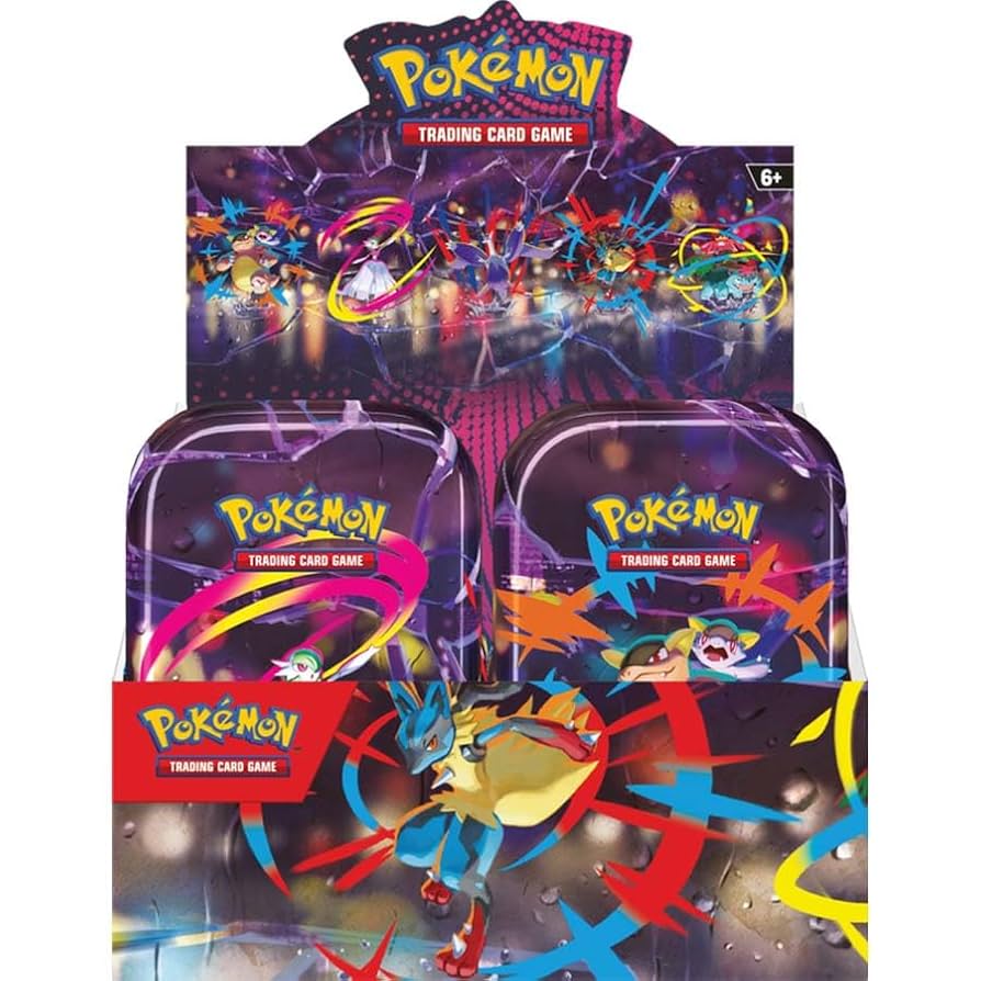 Pokémon Mega Evolution Mini Tin Display - TYRA TCG