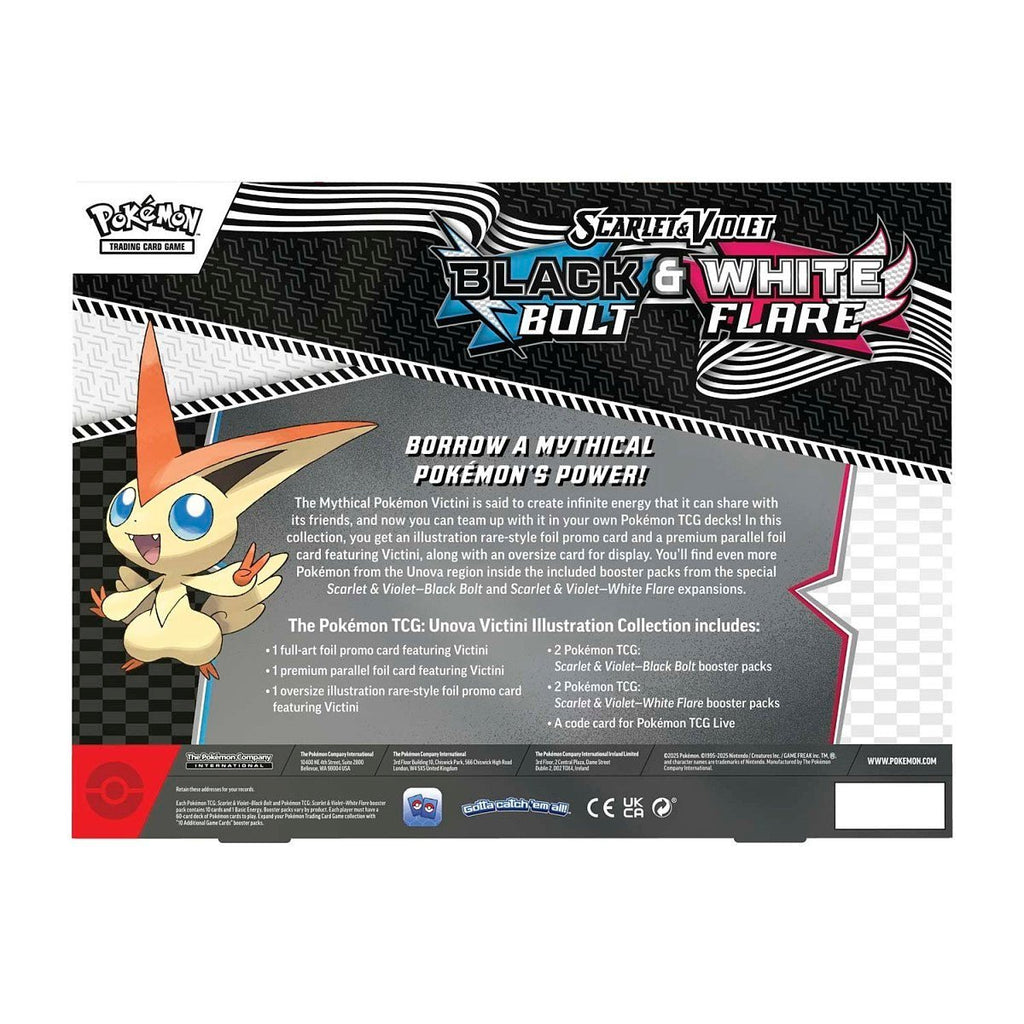 Pokémon Scarlet & Violet – Black Bolt & White Flare – Unova Victini Illustration Collection - TYRA TCG