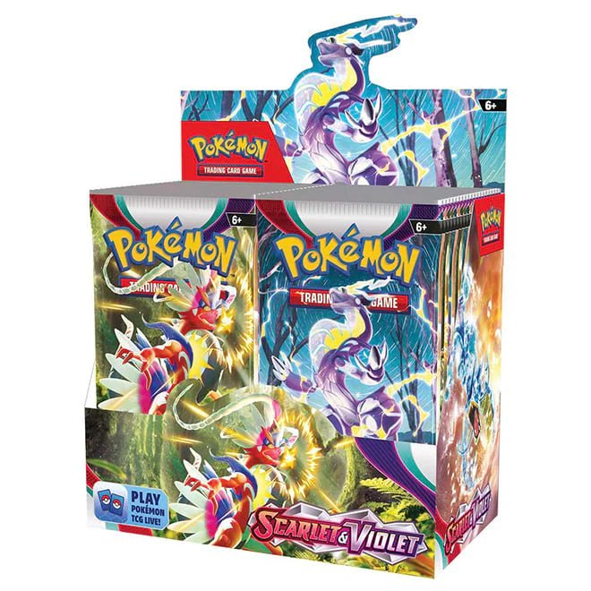 Pokémon Scarlet & Violet – SV01 Base Set – Booster Box Case (6 Booster Boxes) - TYRA TCG