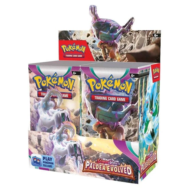 Pokémon Scarlet & Violet SV02 Paldea Evolved Booster Box (36 Boosters) - TYRA TCG