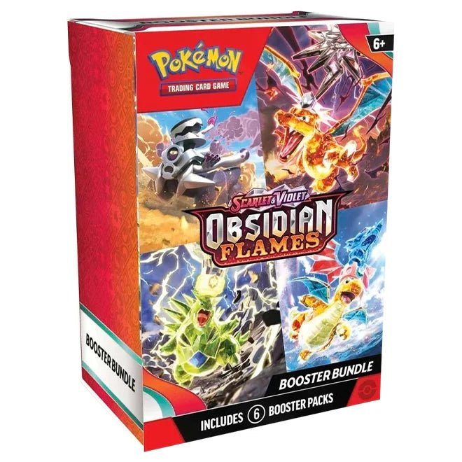 Pokémon Scarlet & Violet SV03 Obsidian Flames Booster Bundle (6 Boosters) - TYRA TCG