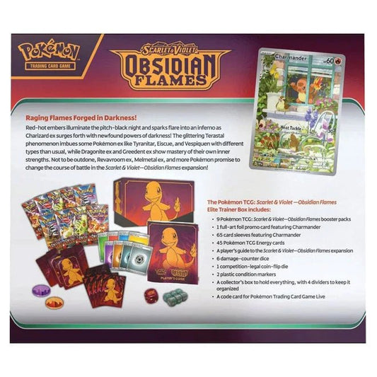 Pokémon Scarlet & Violet SV03 Obsidian Flames Elite Trainer Box - TYRA TCG