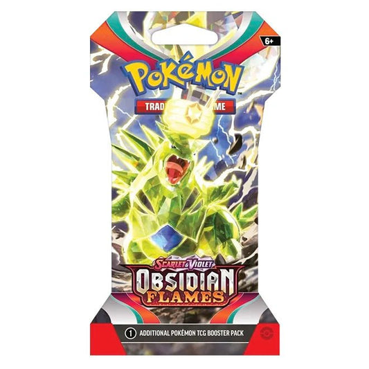Pokémon Scarlet & Violet – SV03 Obsidian Flames – Sleeved Booster - TYRA TCG