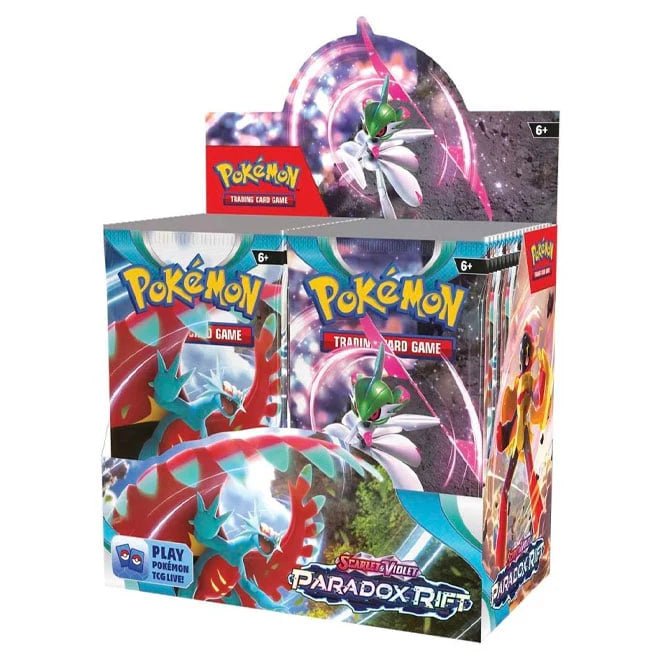 Pokémon Scarlet & Violet – SV04 Paradox Rift – Booster Box Case (6 Booster Boxes) - TYRA TCG