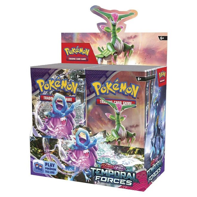 Pokémon Scarlet & Violet – SV05 Temporal Forces – Booster Box Case (6 Booster Boxes) - TYRA TCG