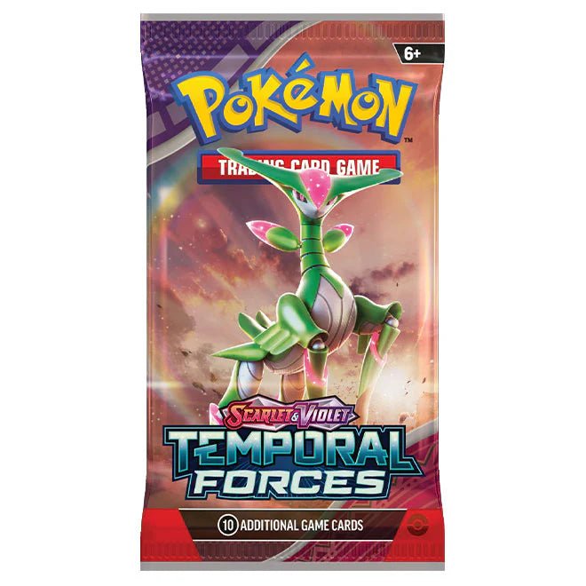 Pokémon Scarlet & Violet SV05 Temporal Forces Booster Bundle (6 Boosters) - TYRA TCG