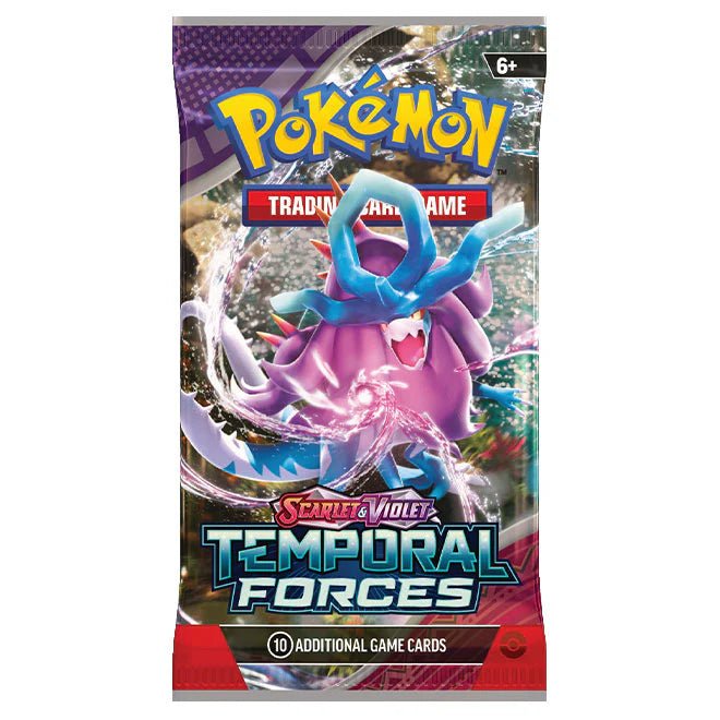 Pokémon Scarlet & Violet SV05 Temporal Forces Booster Bundle (6 Boosters) - TYRA TCG
