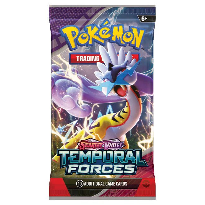 Pokémon Scarlet & Violet SV05 Temporal Forces Booster Bundle (6 Boosters) - TYRA TCG