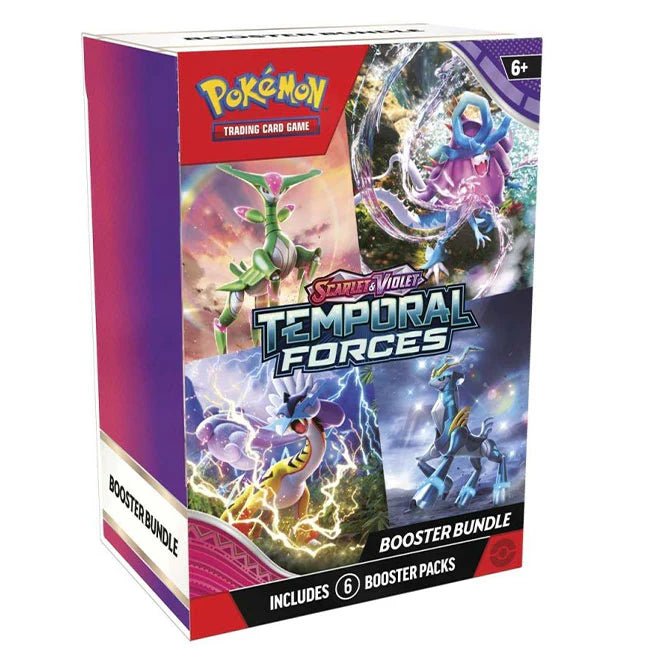 Pokémon Scarlet & Violet SV05 Temporal Forces Booster Bundle (6 Boosters) - TYRA TCG