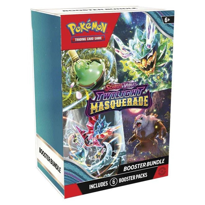 Pokémon Scarlet & Violet SV06 Twilight Masquerade Booster Bundle (6 Boosters) - TYRA TCG