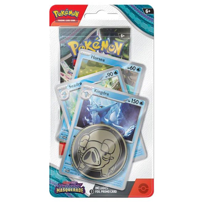 Pokémon Scarlet & Violet SV06 Twilight Masquerade Premium Checklane Blister (Kingdra) - TYRA TCG