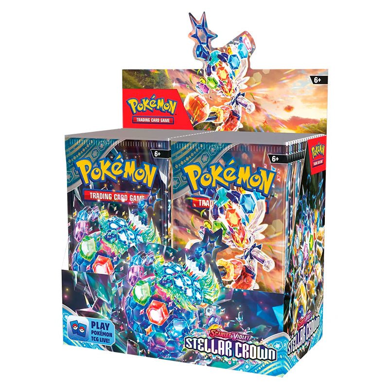Pokémon Scarlet & Violet SV07 Stellar Crown Booster Box (36 Boosters) - TYRA TCG