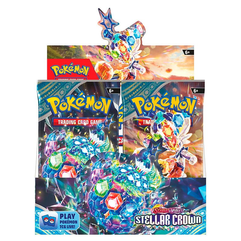 Pokémon Scarlet & Violet SV07 Stellar Crown Booster Box (36 Boosters) - TYRA TCG