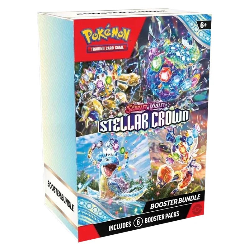 Pokémon Scarlet & Violet – SV07 Stellar Crown – Booster Bundle (6 Boosters) - TYRA TCG