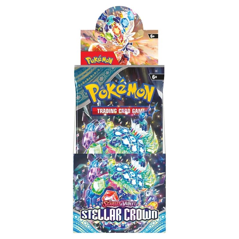 Pokémon Scarlet & Violet – SV07 Stellar Crown – Half Booster Box (18 Boosters) - TYRA TCG
