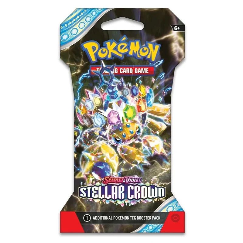 Pokémon Scarlet & Violet – SV07 Stellar Crown – Sleeved Booster (1 Booster) - TYRA TCG