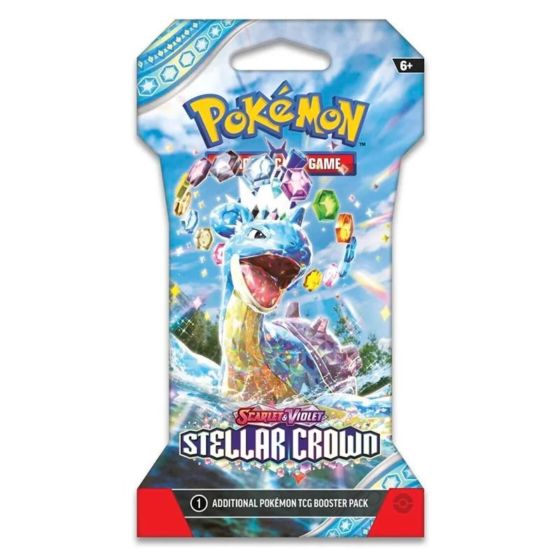 Pokémon Scarlet & Violet – SV07 Stellar Crown – Sleeved Booster (1 Booster) - TYRA TCG