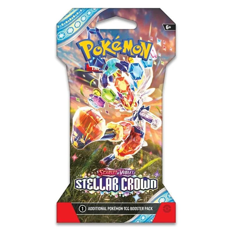 Pokémon Scarlet & Violet – SV07 Stellar Crown – Sleeved Booster (1 Booster) - TYRA TCG