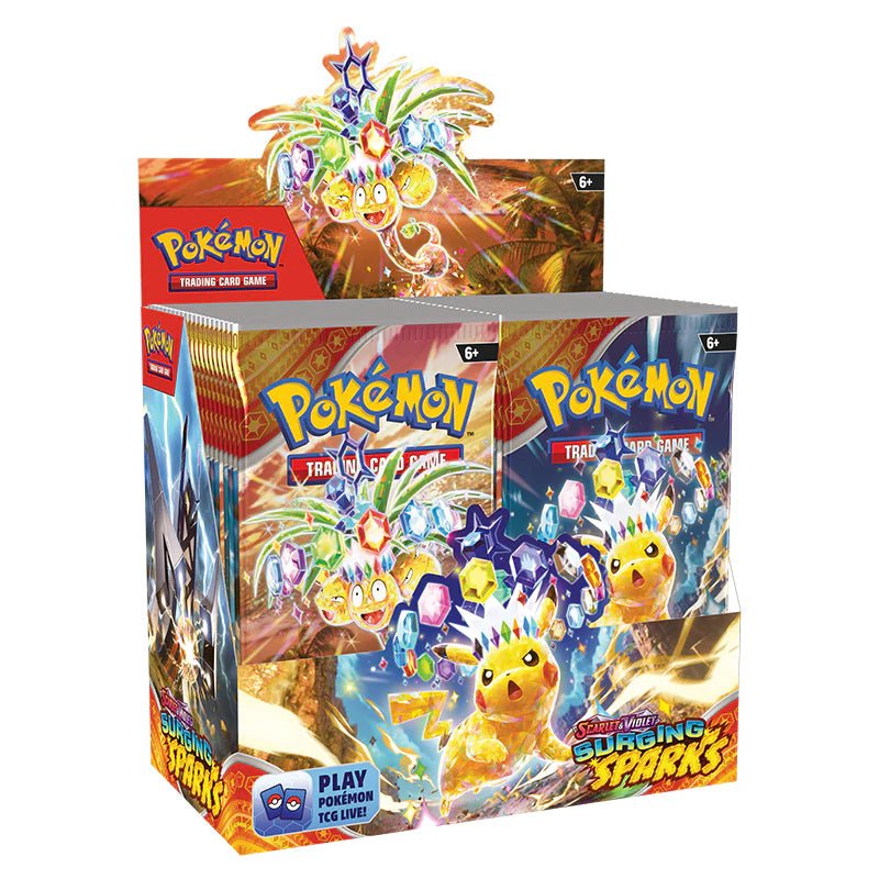 Pokémon Scarlet & Violet – SV08 Surging Sparks – Booster Box (36 Boosters) - TYRA TCG