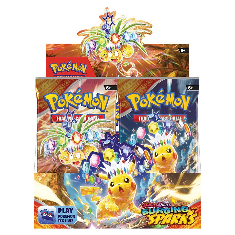 Pokémon Scarlet & Violet – SV08 Surging Sparks – Booster Box (36 Boosters) - TYRA TCG