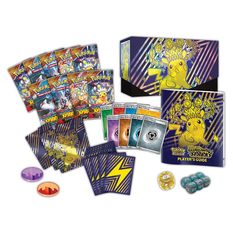 Pokémon Scarlet & Violet – SV08 Surging Sparks – Elite Trainer Box (9 Boosters) - TYRA TCG