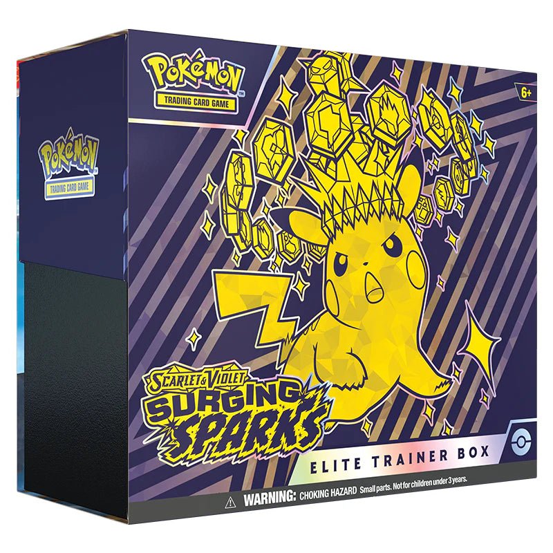 Pokémon Scarlet & Violet – SV08 Surging Sparks – Elite Trainer Box (9 Boosters) - TYRA TCG
