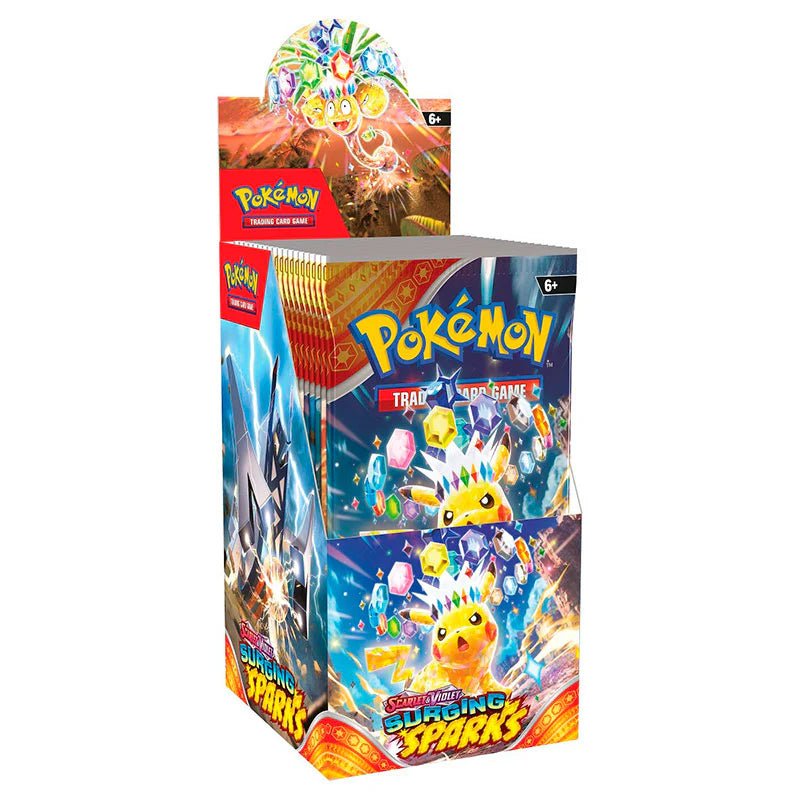 Pokémon Scarlet & Violet – SV08 Surging Sparks – Half Booster Box (18 Boosters) - TYRA TCG