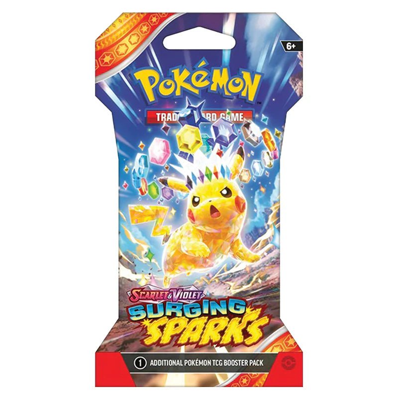 Pokémon Scarlet & Violet – SV08 Surging Sparks – Sleeved Booster - TYRA TCG