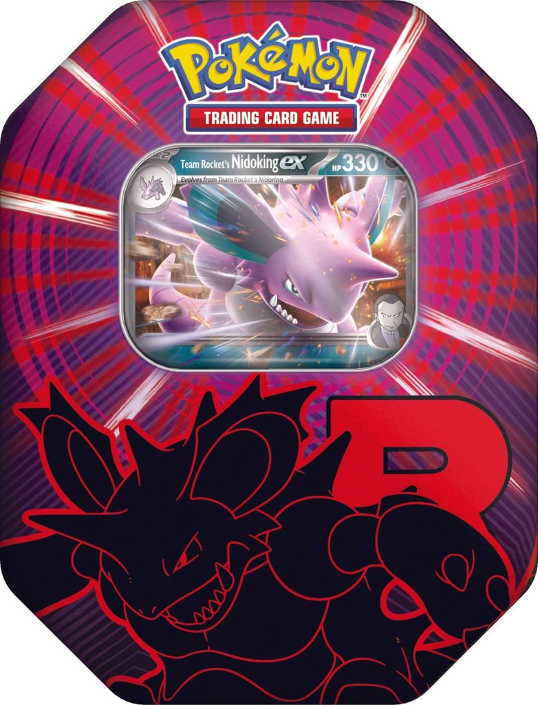 Pokémon Scarlet & Violet – SV09 Journey Together & SV10 Destined Rivals – Team Rocket Tin (Random Art) - TYRA TCG