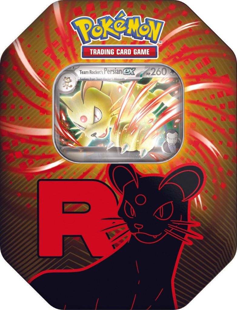 Pokémon Scarlet & Violet – SV09 Journey Together & SV10 Destined Rivals – Team Rocket Tin (Random Art) - TYRA TCG