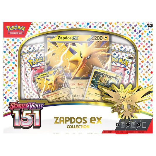 Pokémon Scarlet & Violet – SV3.5 151 – Zapdos ex Collection - TYRA TCG