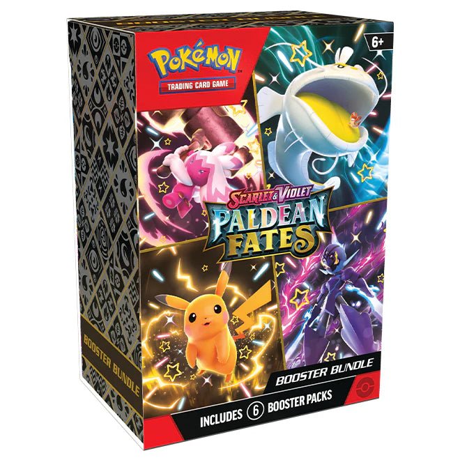 Pokémon Scarlet & Violet SV4.5 Paldean Fates Booster Bundle (6 Boosters) - TYRA TCG