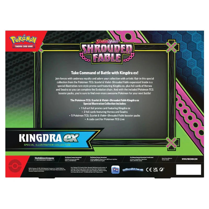 Pokémon Scarlet & Violet SV6.5 Shrouded Fable Kingdra ex Special Illustration Collection Box - TYRA TCG