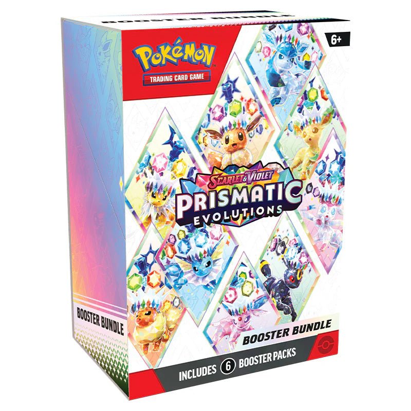 Pokémon Scarlet & Violet – SV8.5 Prismatic Evolutions – Booster Bundle (6 Boosters) - TYRA TCG