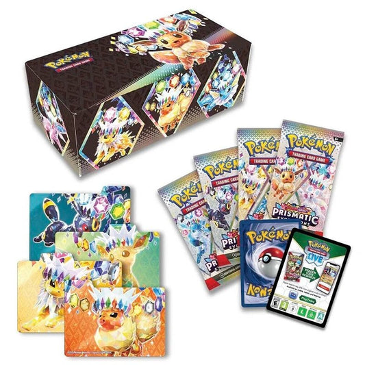 Pokémon Scarlet & Violet – SV8.5 Prismatic Evolutions – Surprise Box (4 Boosters) - TYRA TCG