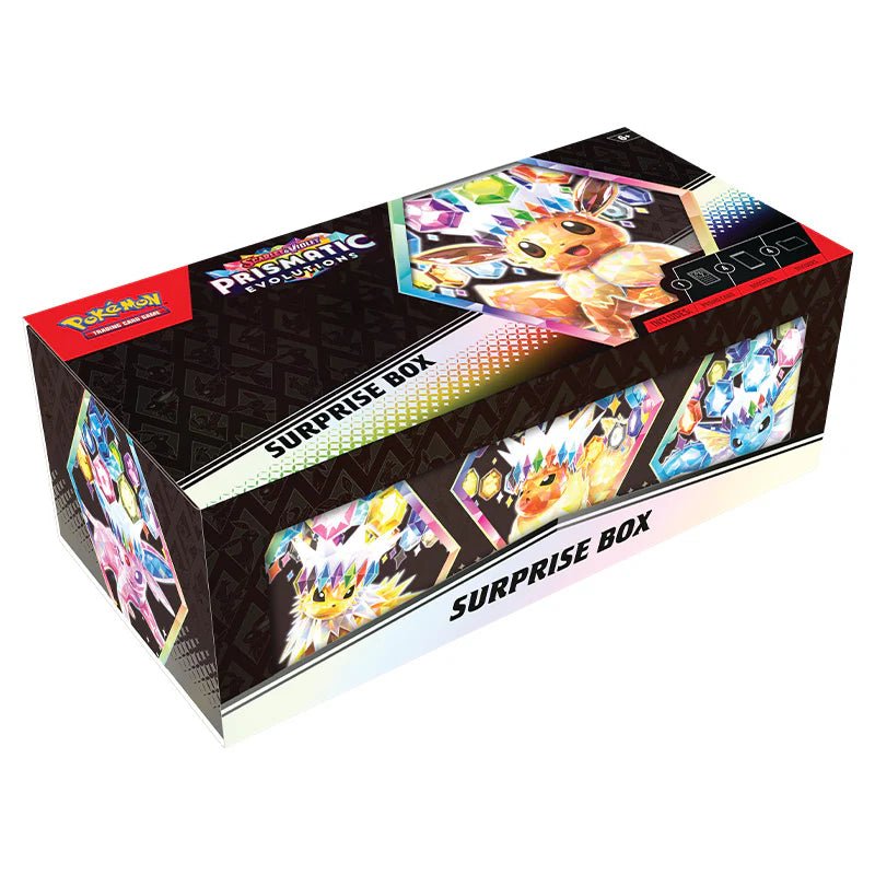Pokémon Scarlet & Violet – SV8.5 Prismatic Evolutions – Surprise Box (4 Boosters) - TYRA TCG
