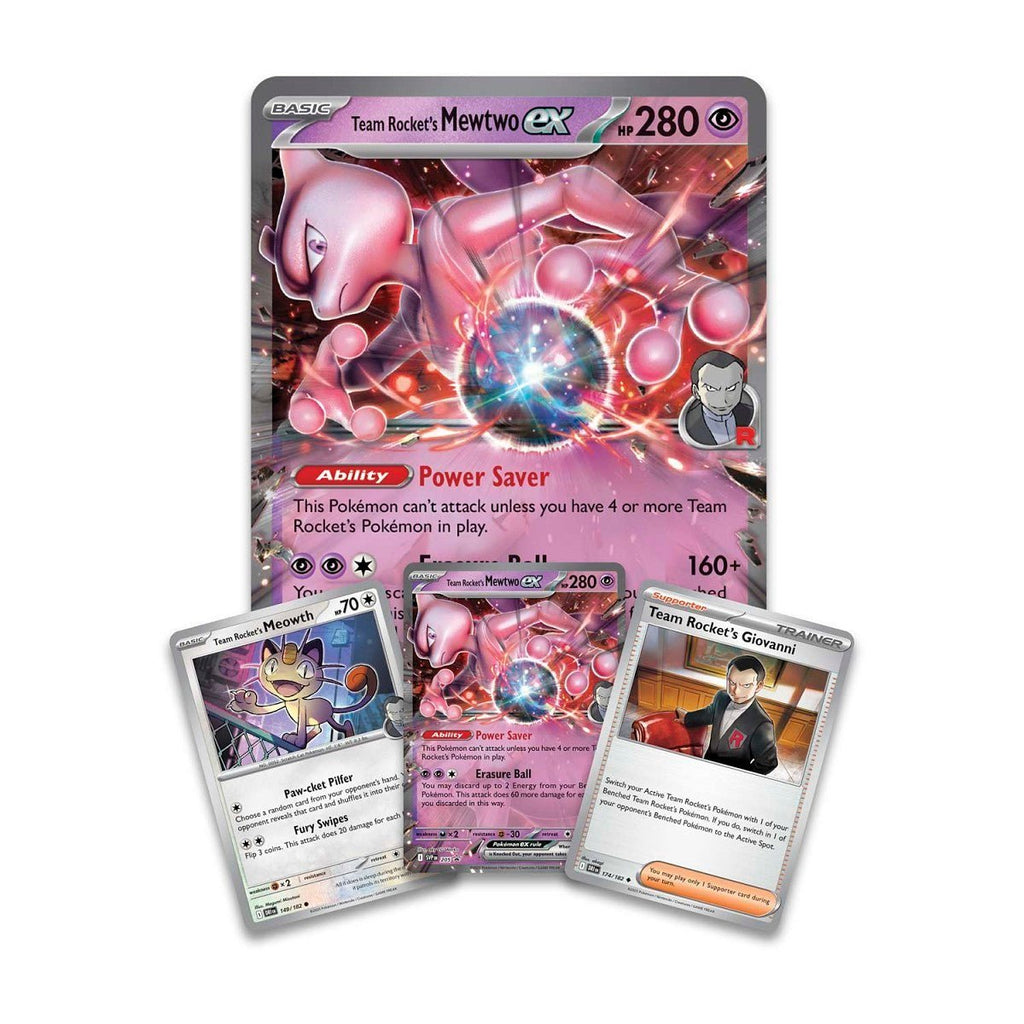 Pokémon Scarlet & Violet – Team Rocket’s Mewtwo ex Box - TYRA TCG