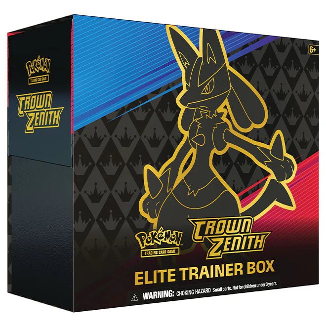 Pokémon Sword & Shield – SWSH12.5 Crown Zenith – Elite Trainer Box Sealed Case - TYRA TCG