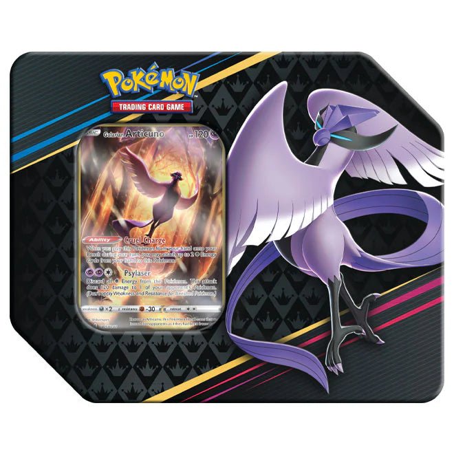 Pokémon Sword & Shield – SWSH12.5 Crown Zenith – Galarian Tin (US) - TYRA TCG