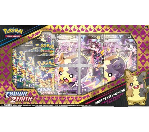 Pokémon Sword & Shield – SWSH12.5 Crown Zenith – Morpeko V - UNION Premium Treasures Collection - TYRA TCG