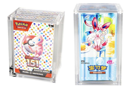 [PRE - ORDER] DuoPack Acryl Case – Pokémon Booster Bundle – Engels & Pokémon Gem Pack - TYRA TCG