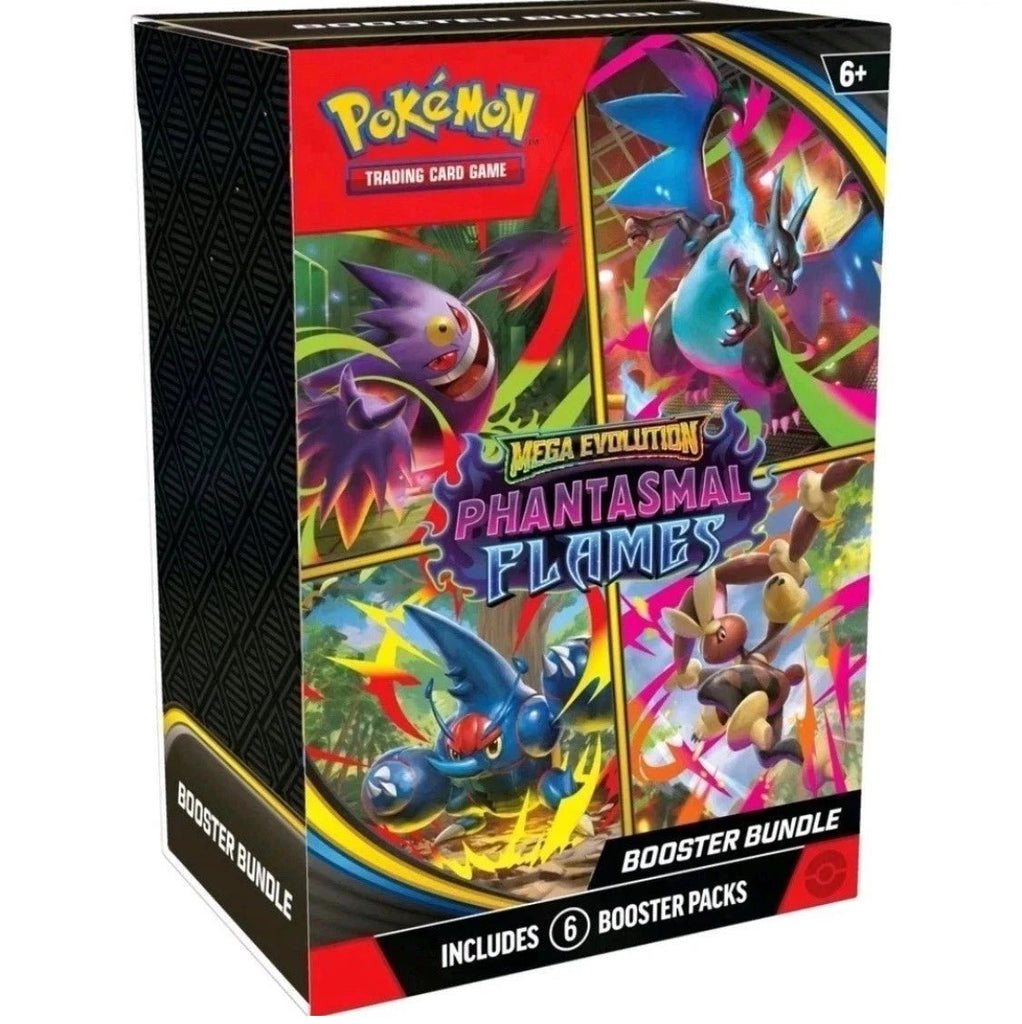 [PRE - ORDER] Pokémon Mega Evolution – MEG02 Phantasmal Flames – Booster Bundle - TYRA TCG