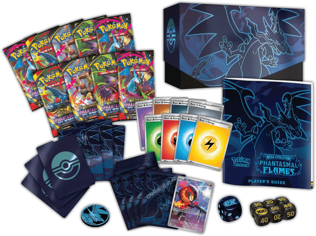 [PRE - ORDER] Pokémon Mega Evolution – MEG02 Phantasmal Flames – Elite Trainer Box - TYRA TCG