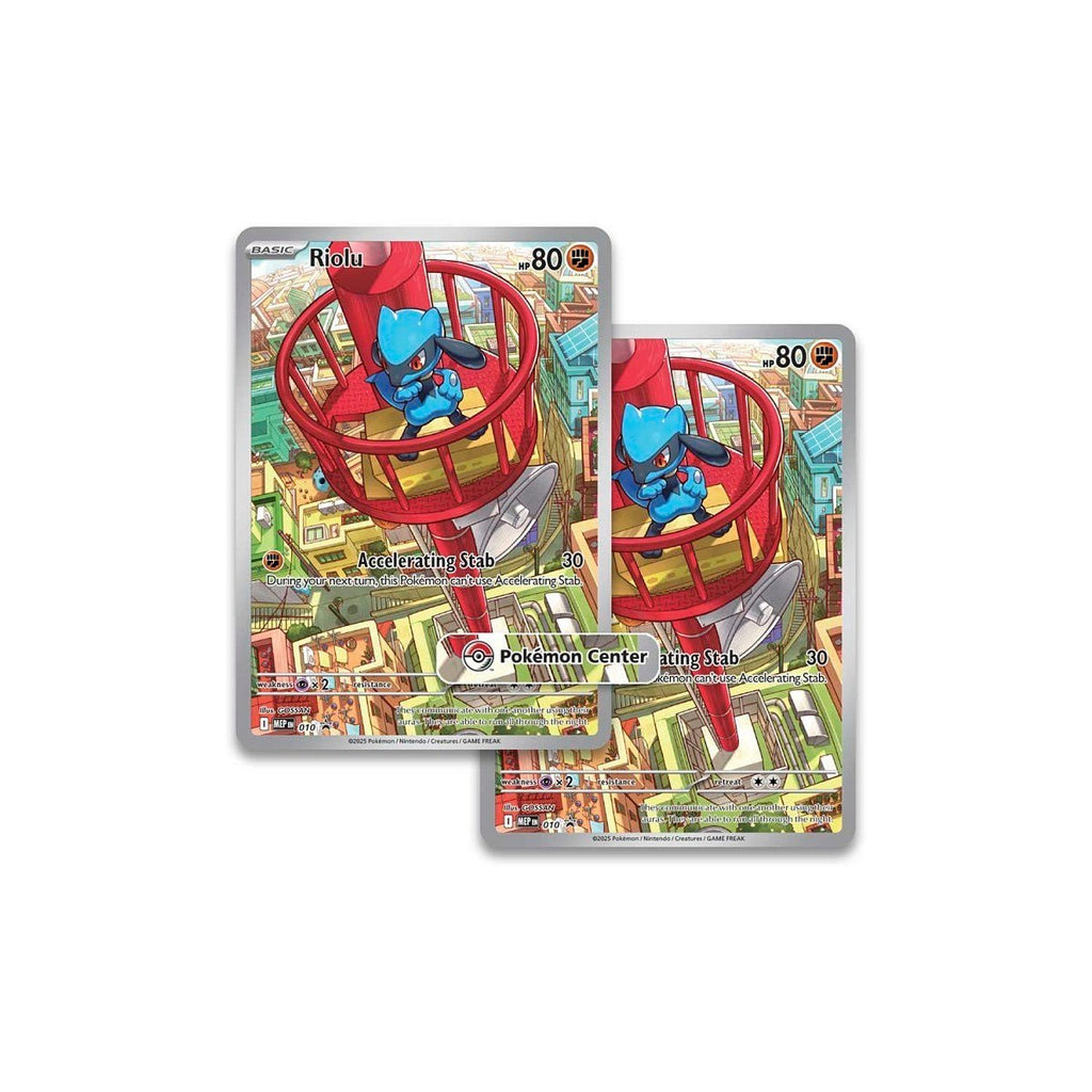 [PRE - ORDER] Pokémon Mega Evolution – MEG1 Base – Pokémon Center Elite Trainer Box (Lucario) - TYRA TCG