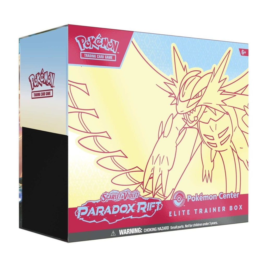 [PRE - ORDER] Pokémon Scarlet & Violet – SV04 Paradox Rift – Pokémon Center Elite Trainer Box (Roaring Moon) - TYRA TCG