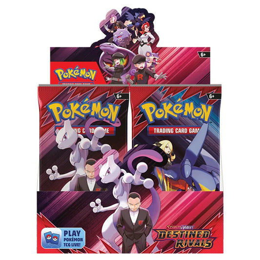 PRE ORDER! Pokémon Scarlet Violet – SV10 Destined Rivals – Booster Box (36 Boosters) - TYRA TCG